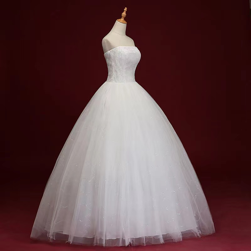 CHRIS&JE Wedding Dresses Bridal Dresses with Thin, Simple, and Dreamy Chest Dresses